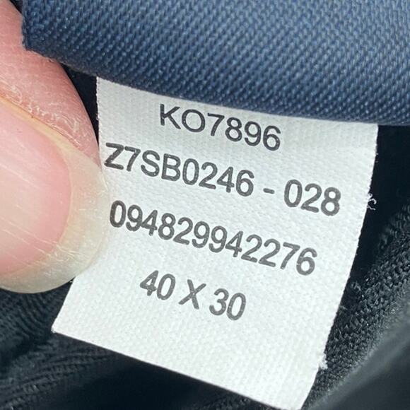 Croft & Barrow Black Flat Front Zip Hook Eye Pockets Chino Slacks Trouser Pants - Picture 5 of 10